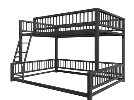 Bunk Bed With Ladder And Safety Guardrails
