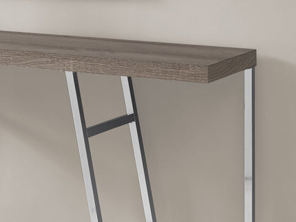 Accent Console Table For Entryway, Durable Construction - Taupe