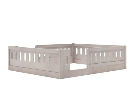 Platform Bed With Guardrail