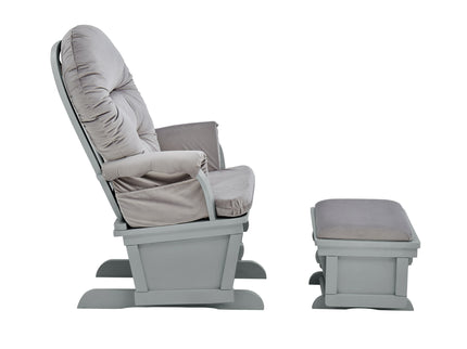Madison - Glider And Ottoman - Gray