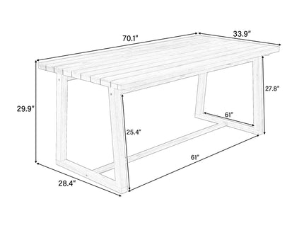 Outdoor Patio Table For Backyard