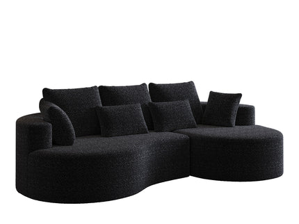 Curved Oversized Sectional Sofa With Extra Deep Seat