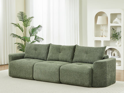 3 Seater With Thickened Armrests Sofa For Living Room