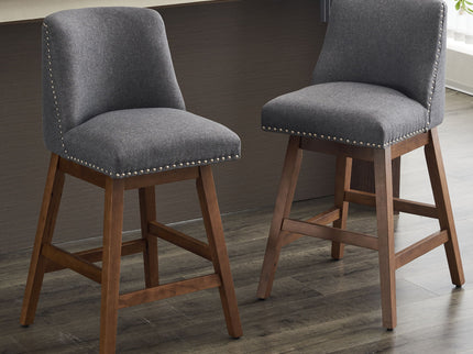 Upholstered Swivel Bar Stool