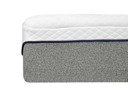 13" Ultra Plush Gel Memory Foam Mattress For Bed With Double Layered Jacquard Cover - Gray / White - King