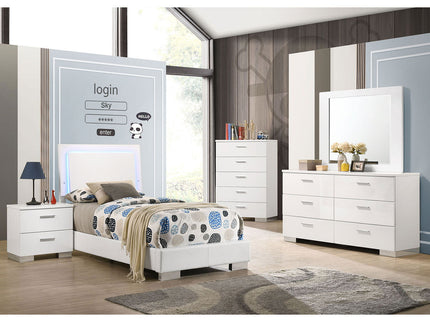 Dulcey - Bedroom Set & LED