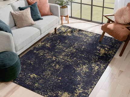 Maval - Abstract Washable Area Rug