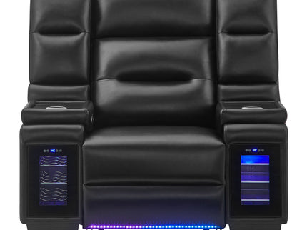 Sinai - Power Recliner With Dual Adjustment - Black