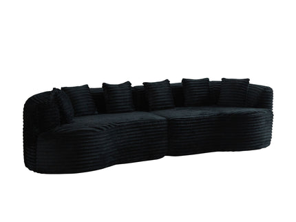 Sectional Sofa, Oversized 4 Seater With Deep Seat Design