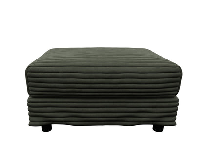 Convertible Deep Seat Sofa With Soft Pillows And Ottomans