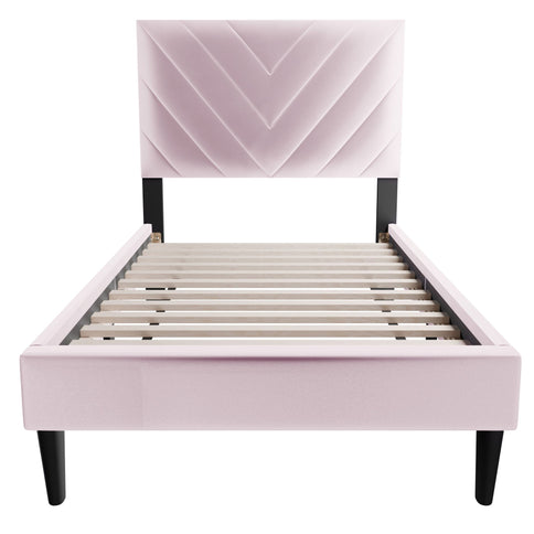 Bed Set With Adjustable Headboard