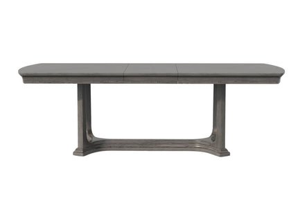 Arcus - Rectangular Dining Table With Butterfly Leaf - Charcoal Gray