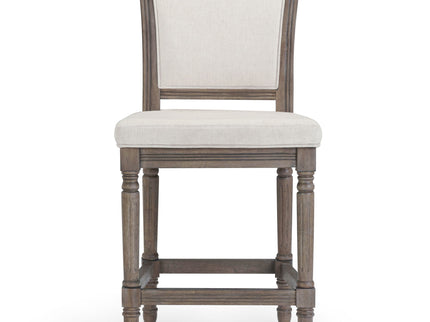 Stool With Upholstered Seat And Back