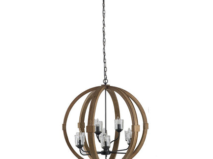 Chandelier, Hanging Light Fixture With Adjustable Chain For Kitchen, Bulb Not Included