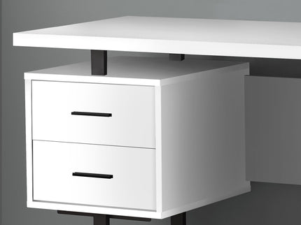 Computer Desk For Home Office, Laptop, Left, Right Set - Up, Storage Drawers, Contemporary & Modern