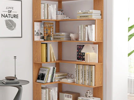L-Shaped Corner Bookshelf