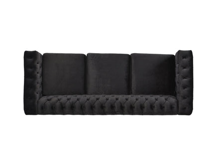 Chesterfield Style 3 Seater Sofa With Deep Button Tufting