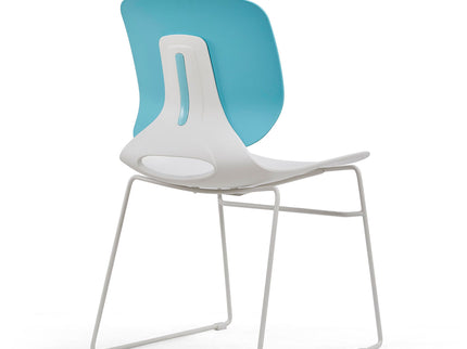 Ergonomic Backrest Stacking Chairs (Set of 4)