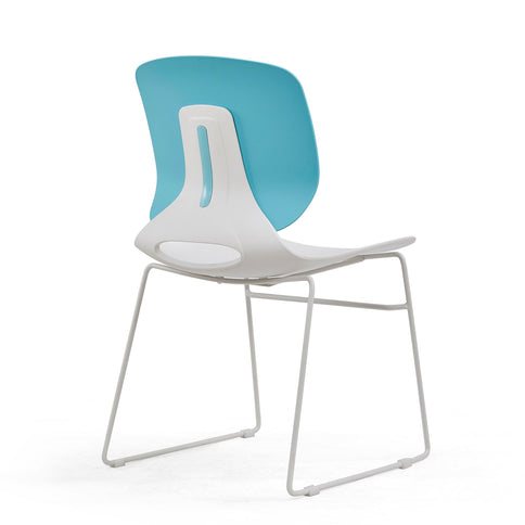 Ergonomic Backrest Stacking Chairs (Set of 4)