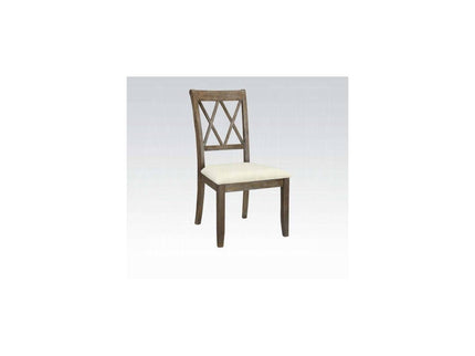 Claudia - Side Chair (Set of 2) - Beige / Brown