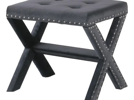 Upholstered Accent Bench With Nailhead Trim