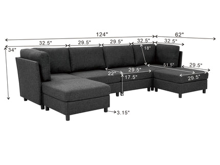 Modern Modular Sofa For Living Spaces