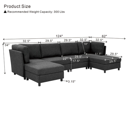 Modern Modular Sofa For Living Spaces