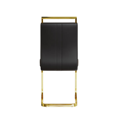 Side Dining Room Chair, Padded Seat High Back