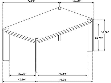 Estero - Rectangular Dining Table - Natural