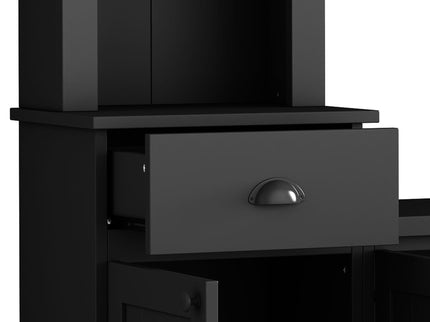 Minimalist Entertainment Wall Unit Set With Bridge For TVs Up To 75"