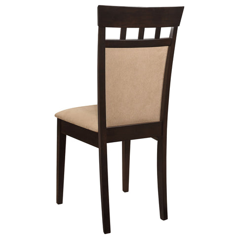 Gianna - 5 Piece Dining Set With Oval Table And Side Chairs - Cappuccino
