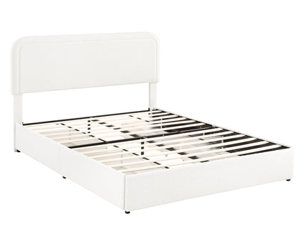Liv - Patented With Drawers Upholstered Storage Platform Bed