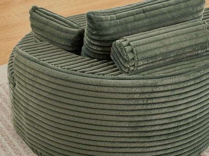 Modern Single Sofa With Backrest Pillow For Living Room