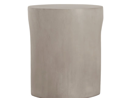 Outdoor Round With U Shape Side Table - Light Gray