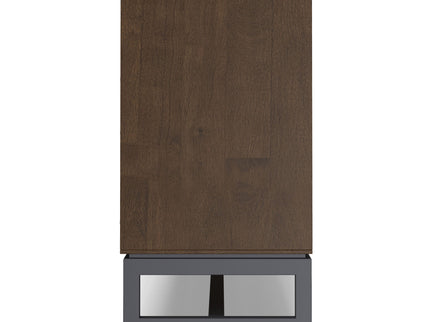 Banting - Low Wide Bookcase - Walnut Brown