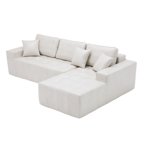 L - Shaped Corner Chaise Sofa Bed
