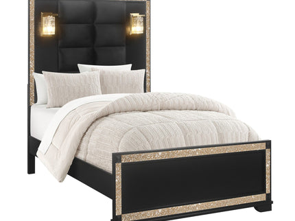 Lively - Bed With Lamps, Elegant Design