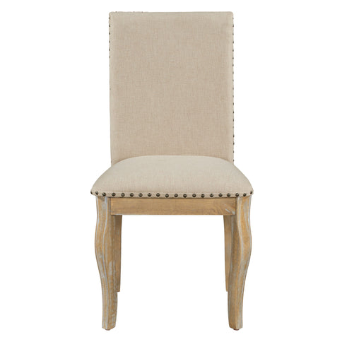 Upholstered Dining Chairs With Nailhead (Set of 2)