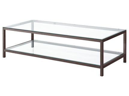 Natasha - 2 Piece Coffee Table Set - Nickel