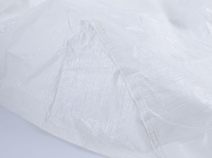 10 X 20 Ft Carport Canopy Cover Replacement Heavy Duty Waterproof Fabric With 36 Bungee Cords UV & Tear Resistant (Cover Only) - White