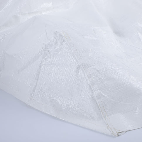 10 X 20 Ft Carport Canopy Cover Replacement Heavy Duty Waterproof Fabric With 36 Bungee Cords UV & Tear Resistant (Cover Only) - White