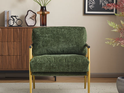 Modern Accent Chair With Cushions, Cozy Seating