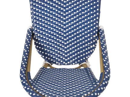 Outdoor Pe Rattan French Barstool Set