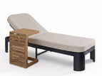Black / 2 Pc. Chaise, Table