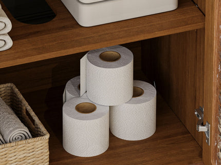 Vintage Farmhouse Bathroom Vanity With Ceramic Sink