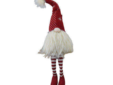 Christmas Gnomes Decorations, Christmas Table Home Ornaments For Holiday Party Gifts (Set of 2) - White / Red