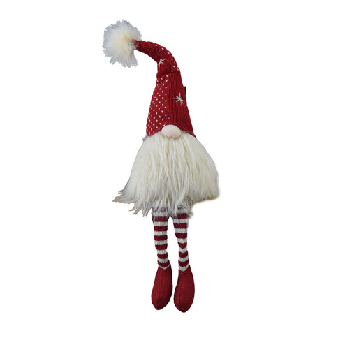 Christmas Gnomes Decorations, Christmas Table Home Ornaments For Holiday Party Gifts (Set of 2) - White / Red
