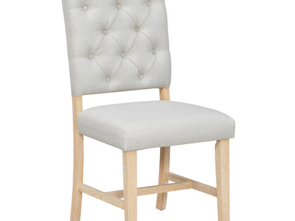 Dining Set With Leaf Round Table And 4 Upholstered Chairs