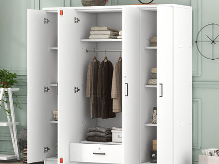 4 Door Wardrobe With 1 Drawer