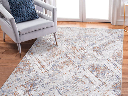 Payas - 5' X 7' Geometric Area Rug - Beige